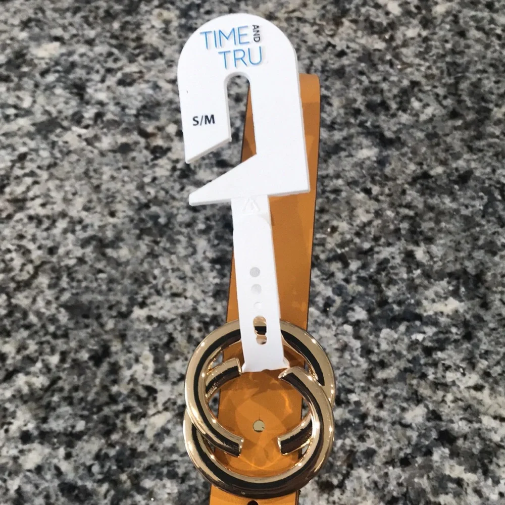 Time and Tru Double Open C Buckle Belt